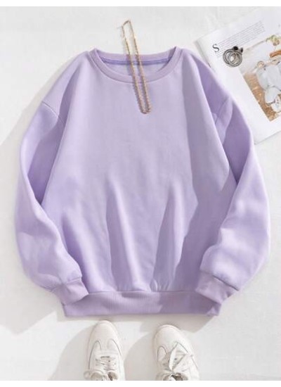 EZwear Ladies. Solid Color Fleece Sweatshirt - Choose Your Size