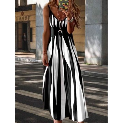 LUNE Printed Maxi Cami Dress - Choose Your Size