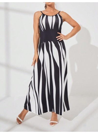 LUNE Printed Maxi Cami Dress - Choose Your Size