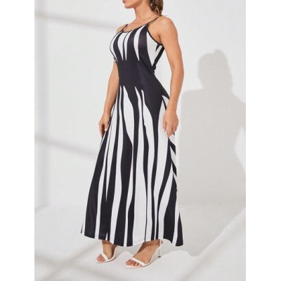 LUNE Printed Maxi Cami Dress - Choose Your Size