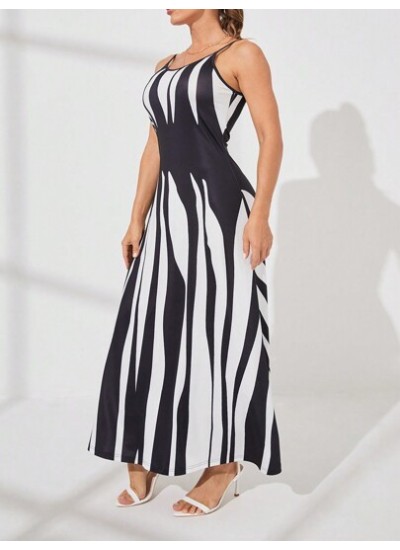 LUNE Printed Maxi Cami Dress - Choose Your Size