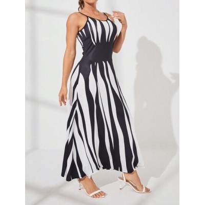 LUNE Printed Maxi Cami Dress - Choose Your Size