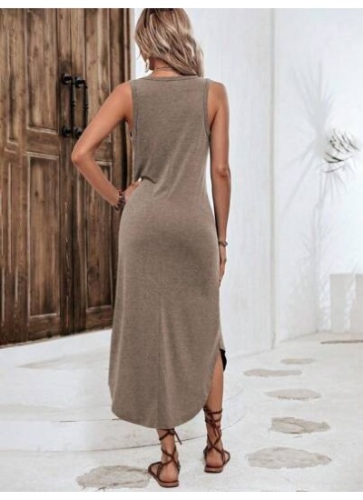 LUNE Solid Tank Dress - Choose Your Size