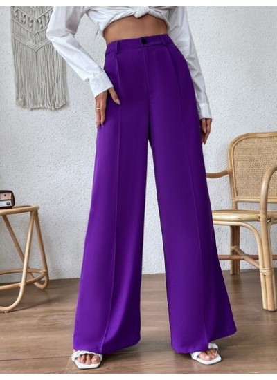 Privé Seam Detail Wide Leg Pants - Choose Your Size