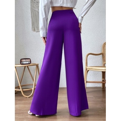 Privé Seam Detail Wide Leg Pants - Choose Your Size