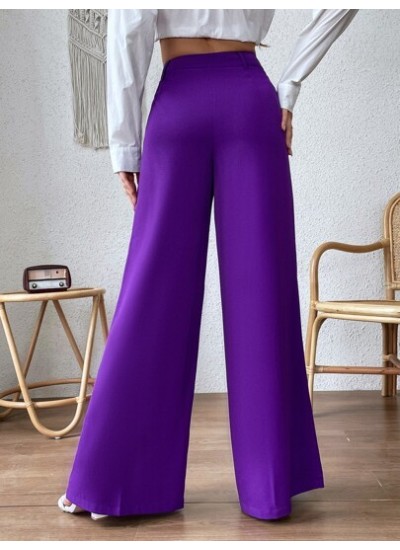 Privé Seam Detail Wide Leg Pants - Choose Your Size