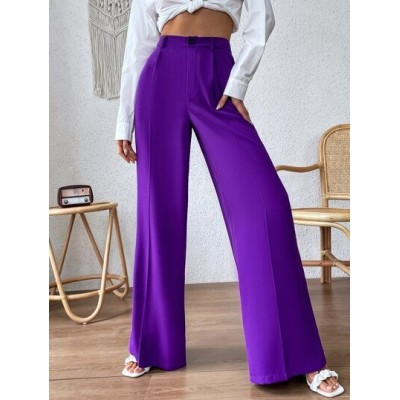 Privé Seam Detail Wide Leg Pants - Choose Your Size