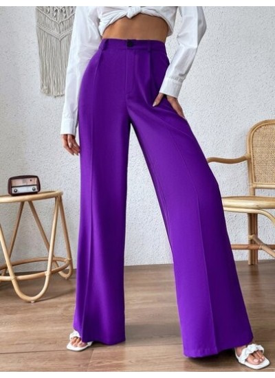 Privé Seam Detail Wide Leg Pants - Choose Your Size