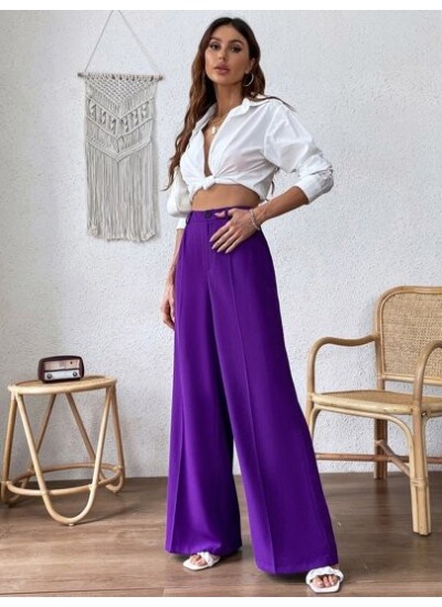 Privé Seam Detail Wide Leg Pants - Choose Your Size