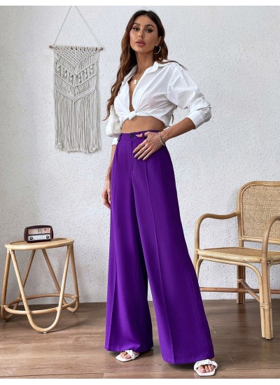 Privé Seam Detail Wide Leg Pants - Choose Your Size