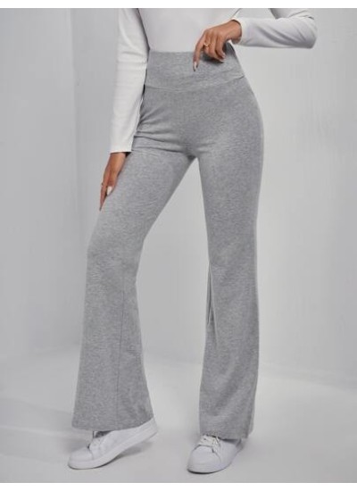 Essnce Wide Waistband Flare Leg Pants - Choose Your Size