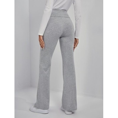 Essnce Wide Waistband Flare Leg Pants - Choose Your Size