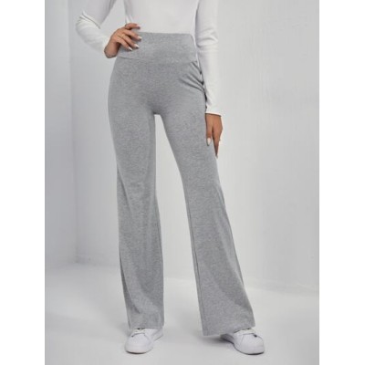 Essnce Wide Waistband Flare Leg Pants - Choose Your Size