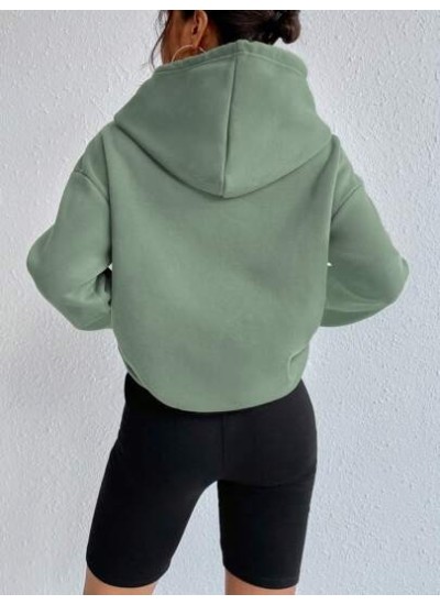 EZwear Kangaroo Pocket Drop Shoulder Drawstring Hoodie - Choose Your Size