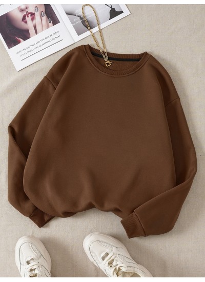 EZwear Solid Thermal Lined Sweatshirt - Choose Your Size