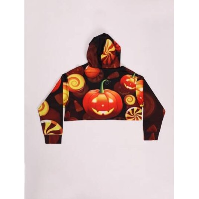 Unity 1pc Halloween Pumpkin Hoodie - Choose Your Size