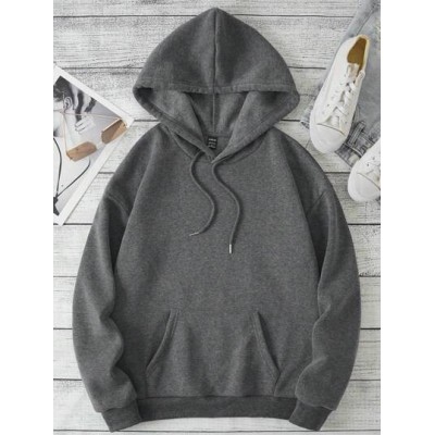 EZwear Kangaroo Pocket Drawstring Thermal Lined Hoodie - Choose Your Size