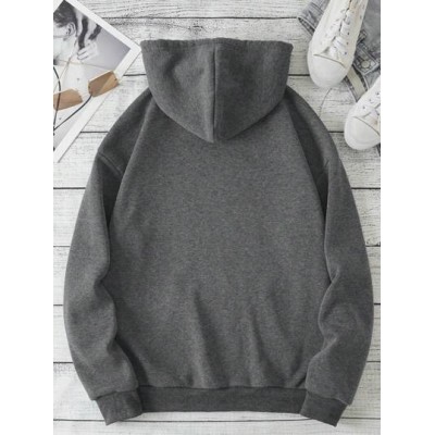 EZwear Kangaroo Pocket Drawstring Thermal Lined Hoodie - Choose Your Size