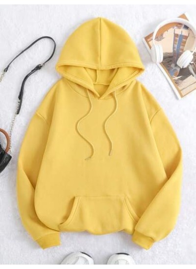 EZwear Kangaroo Pocket Drawstring Thermal Lined Hoodie - Choose Your Size