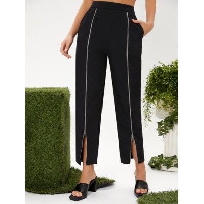 Unity Zip Up Straight Leg Pants - Choose Your Size