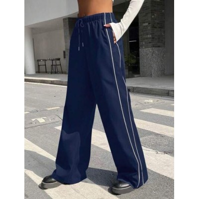 Coolane High Waist Seam Detail Wide Leg Pants - Choose Your Size