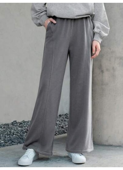 Dark Gray Wide-leg Sweatpants - Choose Your Size