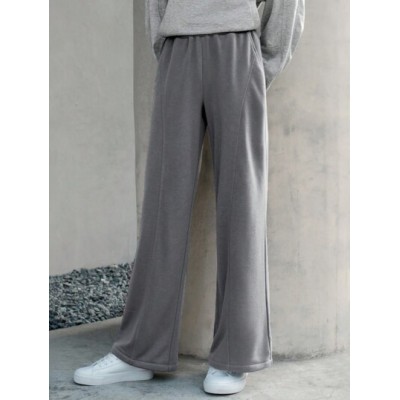 Dark Gray Wide-leg Sweatpants - Choose Your Size