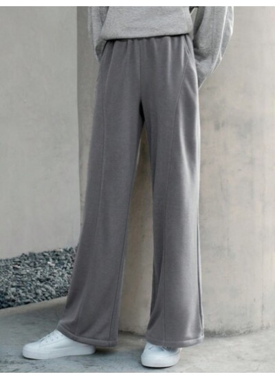 Dark Gray Wide-leg Sweatpants - Choose Your Size