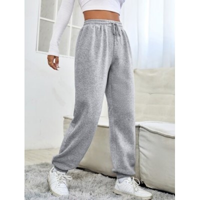 PETITE Drawstring Waist Solid Sweatpants - Choose Your Size