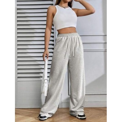 EZwear Solid Color Drawstring Waist Jogger Pants - Choose Your Size