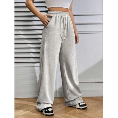 EZwear Solid Color Drawstring Waist Jogger Pants - Choose Your Size