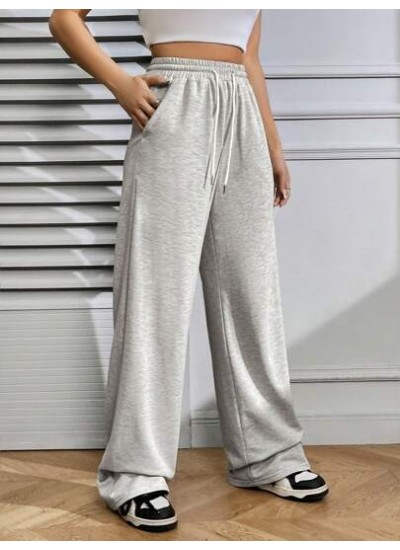 EZwear Solid Color Drawstring Waist Jogger Pants - Choose Your Size