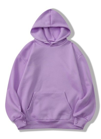 EZwear Solid Kangaroo Pocket Thermal Lined Hoodie - Choose Your Size