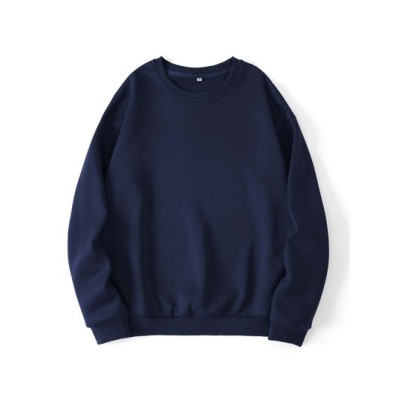 EZwear Solid Round Neck Thermal Lined Sweatshirt - Choose Your Size