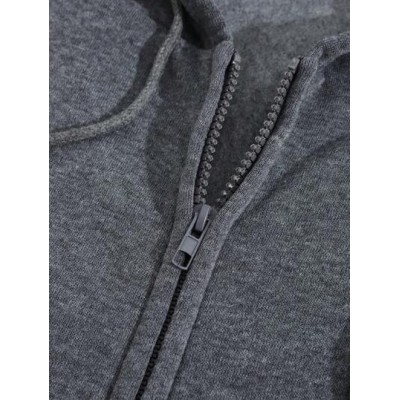 EZwear Zip Up Drawstring Thermal Lined Hoodie - Choose Your Size