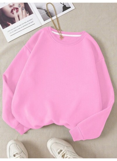 EZwear Regular Style Drop Shoulder Thickened Sweatshirt - Choose Your Size