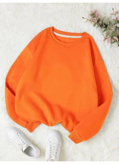 EZwear Solid Round Neck Thermal Pullover - Choose Your Size