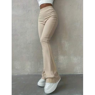 EZwear Women.s Ribbed Flare Pants - Choose Your Size