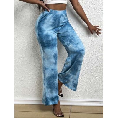 Slayr Tie Dye Flare Leg Sweatpants - Choose Your Size