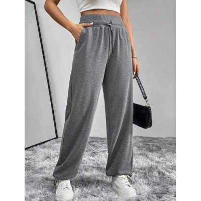 Essnce Ladies. Solid Color Drawstring Waist Sweatpants - Choose Your Size