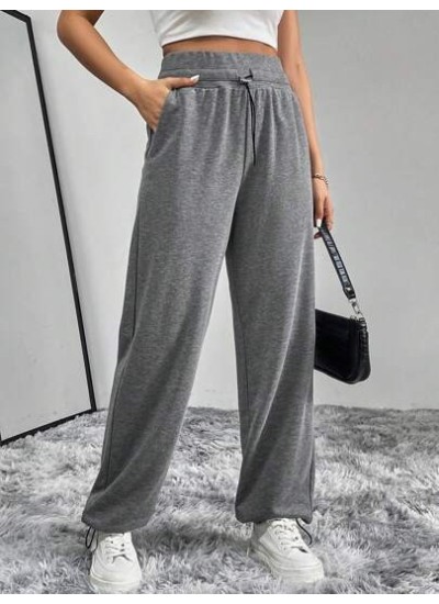 Essnce Ladies. Solid Color Drawstring Waist Sweatpants - Choose Your Size