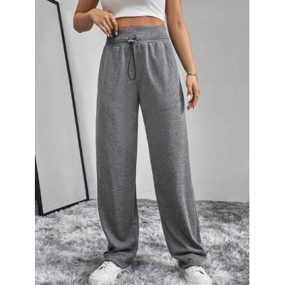 Essnce Ladies. Solid Color Drawstring Waist Sweatpants - Choose Your Size