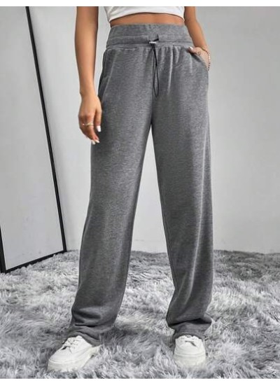 Essnce Ladies. Solid Color Drawstring Waist Sweatpants - Choose Your Size