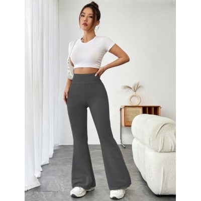 EZwear Casual And Fashionable Flared Trousers/Pants That Can Be Paired Well Wit