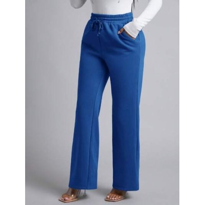 PETITE Women.s Solid Color Drawstring Waist Sweatpants - Choose Your Size