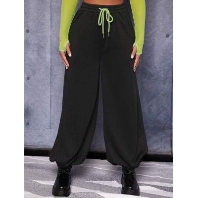 PETITE Drawstring Waist Solid Sweatpants - Choose Your Size