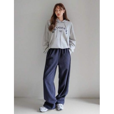 Solid Elastic Waist Slant Pocket Sweatpants - Choose Your Size