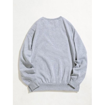 EZwear Solid Round Neck Sweatshirt - Choose Your Size