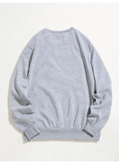 EZwear Solid Round Neck Sweatshirt - Choose Your Size