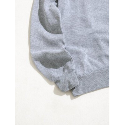 EZwear Solid Round Neck Sweatshirt - Choose Your Size